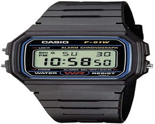 a Casio F-91W-1Dg Watch