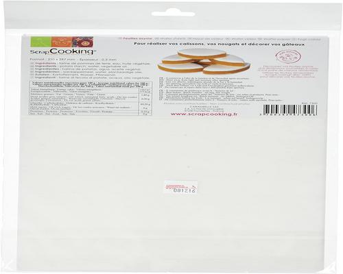 a Scrapcooking Stencil 6 Wafer Sheets 50 G
