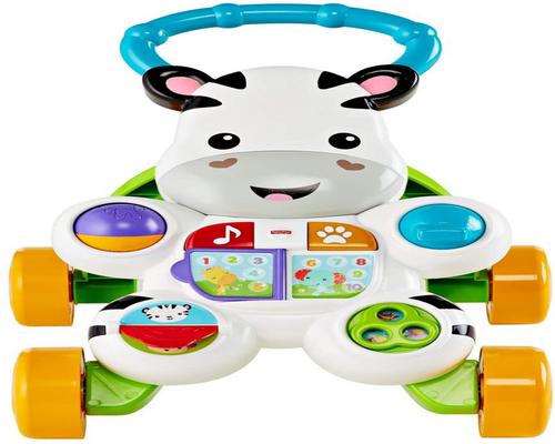 a Fisher-Price My French Speaking Zebra Trotter To Learn To Walk
