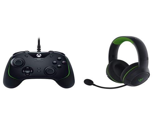 a Vidéo Game Razer Wolverine V2 Wired Gaming Controller + Kaira Wireless Gaming Headset For Xbox Series X | S Bundle