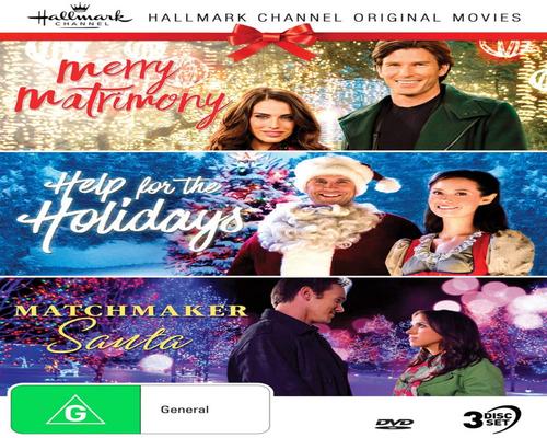 a Dvd Hallmark Christmas 6 (Merry Matrimony / Help For The Holidays / Matchmaker Santa)