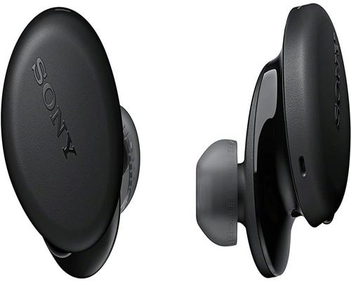 um fone de ouvido sem fio Sony Wf-Xb700