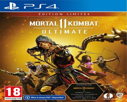 um jogo final Ps4 Mortal Kombat 11 - Steelcase - D1 (Ps4)