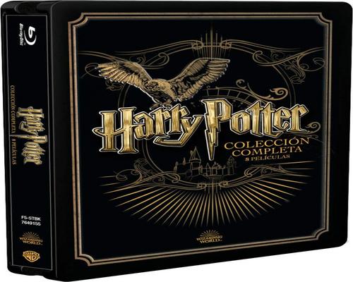 una Película Pack Harry Potter - Colección Completa Golden Steelbook 2019 Bd [Blu-Ray]