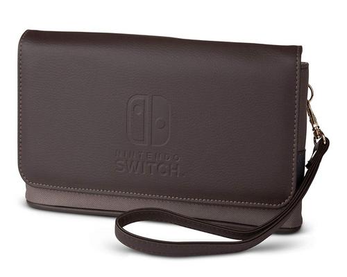 a Set Of Accessory Powera Clutch Bag For Nintendo Switch Or Nintendo Switch Lite, Carrying Case, Storage Case, Console Case, Fashion, Style - Nintendo Switch