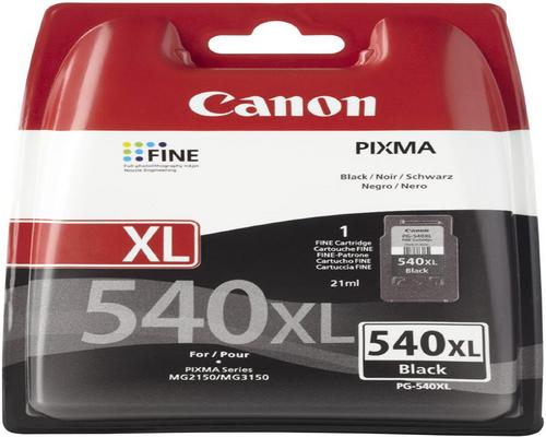 um cartucho preto Canon Pg-540Xl