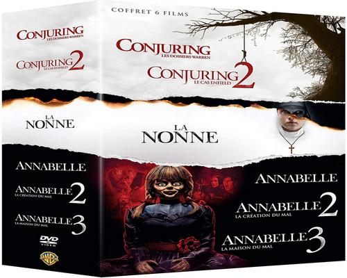 ένα σετ ταινιών 6 ταινίες Φάκελοι Warren + Conjuring 2: The Enfield 2: The Creation Annabelle: The House Of Evil + The Nun