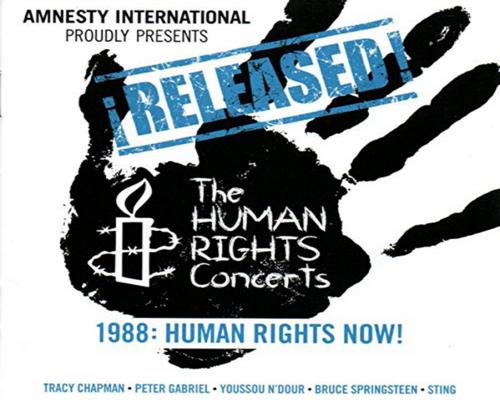 CD发行的《 1988年音乐会：人权》