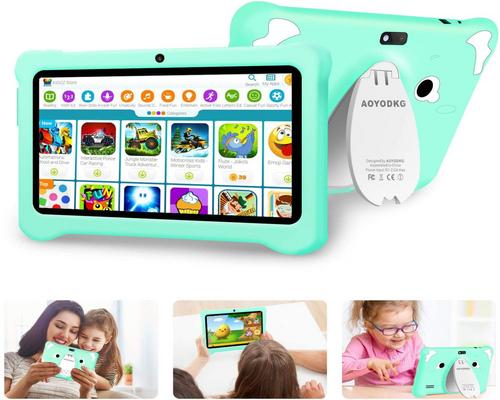 a 7 Inch Child Tablet, Ips Android 10.0 Certified By Google Gms