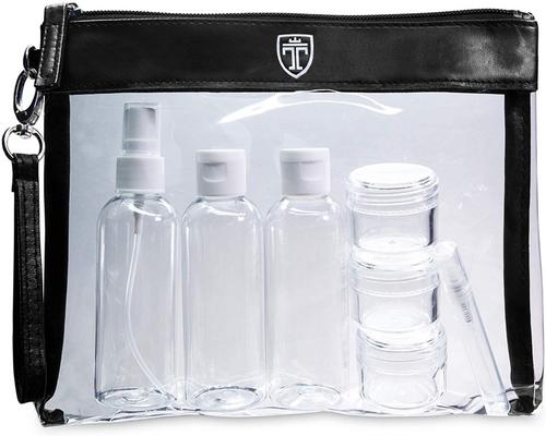 un Vanity-Case Travando De Transparente + 7 Bouteilles