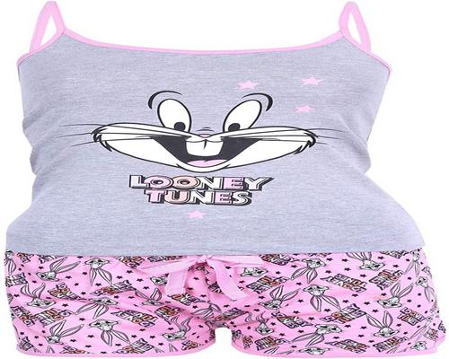 un accessorio Bugs Bunny grigio-rosa