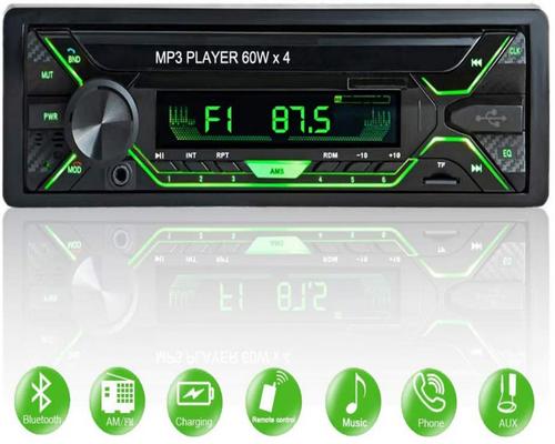Aigoss Bluetooth FM Radio Stereo 60W X 4 -autoradio