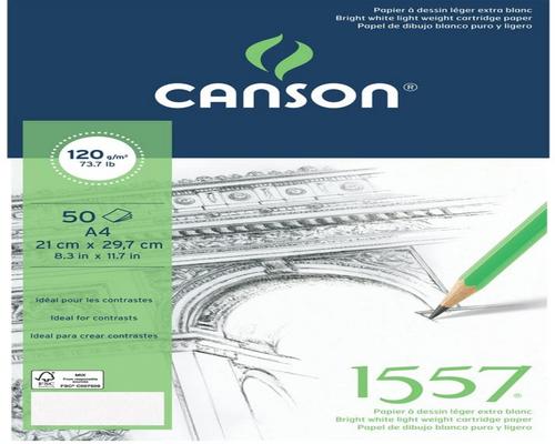 a Canson 1557 paper