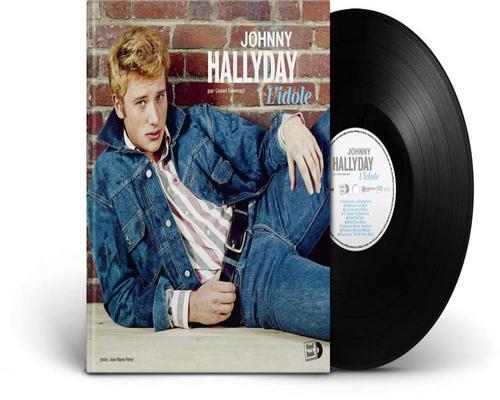 ein Vinyl Johnny Hallyday-Vinylbook