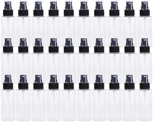 One Lawei Flask Pack Of 30 Reusable Plastic Travel Bottle Transparent Handheld Atomizer Sprayer Portable Bottle