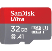 <notranslate>um adaptador Sandisk Sdhc Ultra Card + Sd de 32 GB</notranslate>