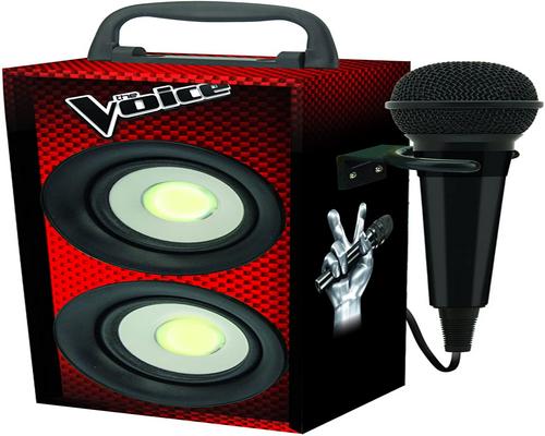a Lexibook The Voice Kaunein Voice E Kannettava karaoke mikrofonilla
