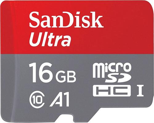 Sandisk Ultra 16 Gt: n SDHC-muistikortti + SD-sovitin