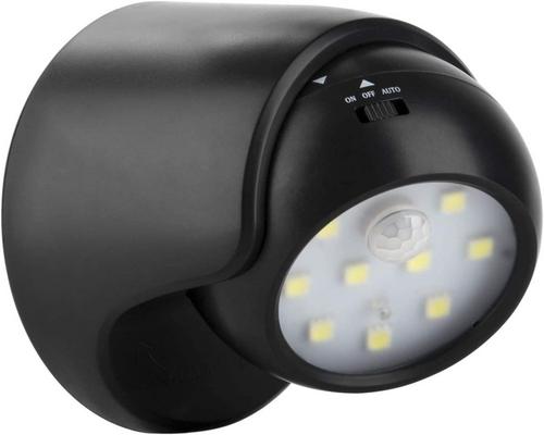 En Proxinova Lighting Motion Detector Fulcrum Upplyst Inomhus / Lampa av trådlöst Led Veranda Light / Spotlight