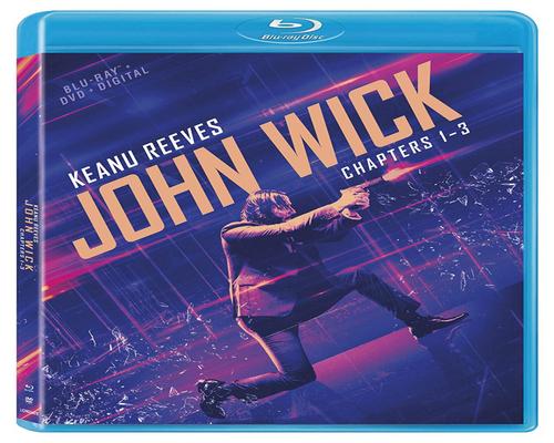 a Movie John Wick: Chapters 1-3 [Blu-Ray + Dvd + Digital]