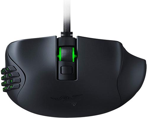 a Set Of Accessory Razer Naga X Wired Mmo Gaming Mouse: 18K Dpi Optical Sensor - 2Nd-Gen Razer Optical Switch - Chroma Rgb Lighting - 16 Programmable Buttons - 85G - Cla