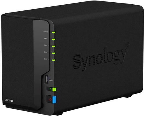 ett Synology Ds220+ 2-bay Nas-Case SSD-kort