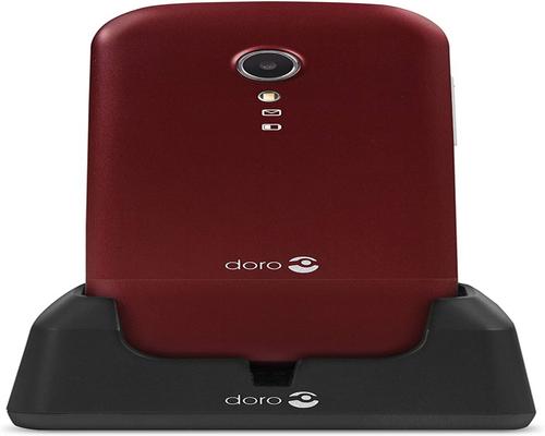 适用于身材高大的老年人的Doro 2404 2G Dual Sim Flip智能手机