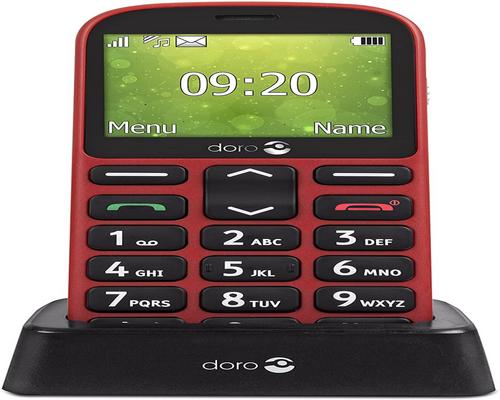 en Doro 1361 2G Dual Sim-telefon til seniorer med høje