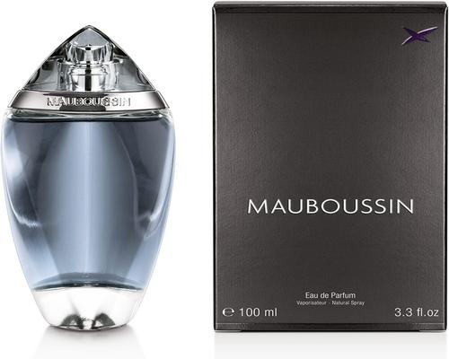 Um perfume masculino de Mauboussin em frasco de 100 ml