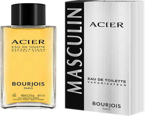 a Bourjois Acier Eau De Toilette for Men, Fresh and Refined