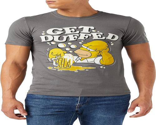 uma camiseta masculina &quot;Be Duffed&quot; dos Simpsons