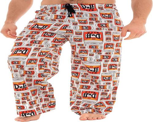 Pantaloni del pigiama da uomo The Simpsons Duff Beer