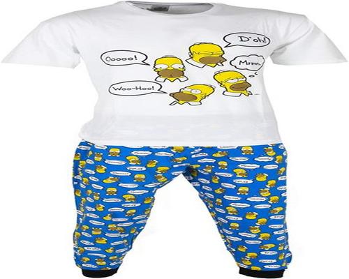 Officiell The Simpsons pyjamas för män