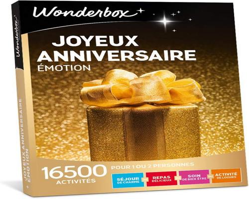 a Wonderbox Happy Birthday Emotion Gift Box