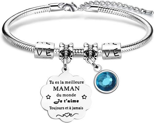 A Stainless Steel Charm Bracelet for Mom