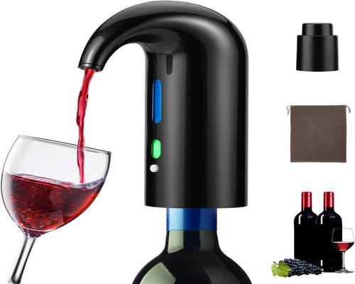 un robot aireador de vino eléctrico