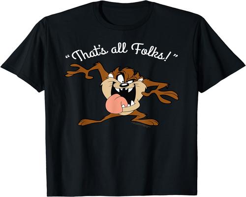 een Looney Tunes Taz That&#39;S All Folks-accessoire