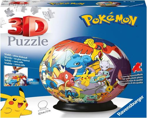 ett Ravensburger Pokémon 3D pussel för barn från 6 år