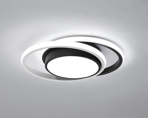 una lámpara de techo LED Goeco redonda