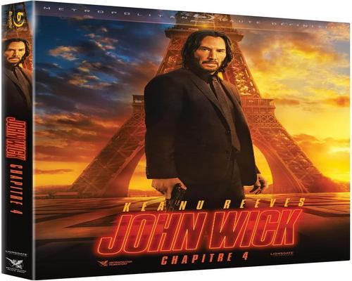 een dvd John Wick - Hoofdstuk 4 - Bluray