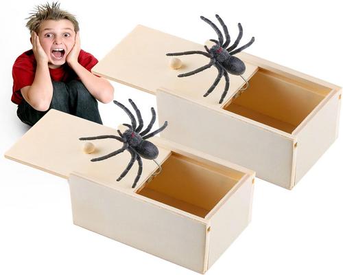 一个 Ntgrty 填充物 2 件蜘蛛惊喜盒