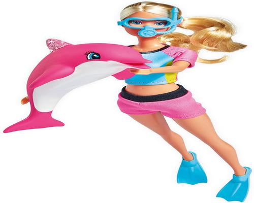 uma boneca divertida Simba Steffi Love Dolphin