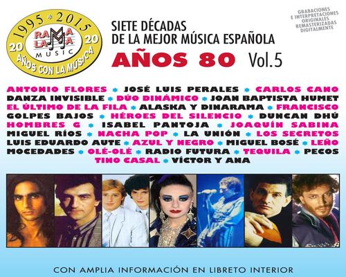 una Pop Siete Decadas De La Mejor Música Española Años 80. Vol. 5