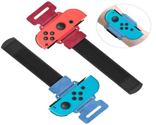 a Set Of Accessory Wrist Bands For Just Dance 2024 2023 2022 2021 2020 & Zumba Burn It Up Compatible With Joy Con, 2 Pack Adjustable Elastic Straps Support Nintendo Swit