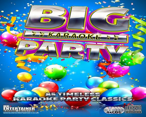 un Cd Mr Entertainer Big Party - 4 X G (Cdg) Pack. 85 Songs. Greatest Party Hits. Éxitos Del Partido