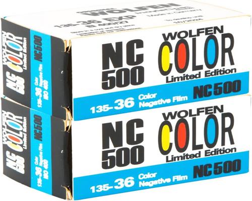 ein Film Original Wolfen Nc500 Colour 36 Photo Film In Double Pack 2 X 36 Photos