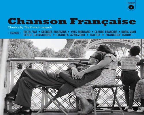 ein französisches Lied-Vinyl