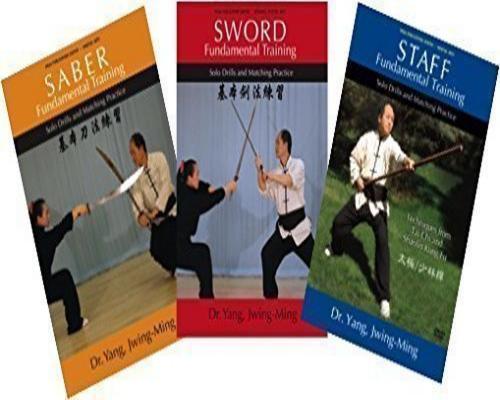 un ensemble d&#39;armes en DVD : ensemble de 3 DVD d&#39;épée, de bâton et de sabre (Dr Yang, Jwing-Ming) Ymaa