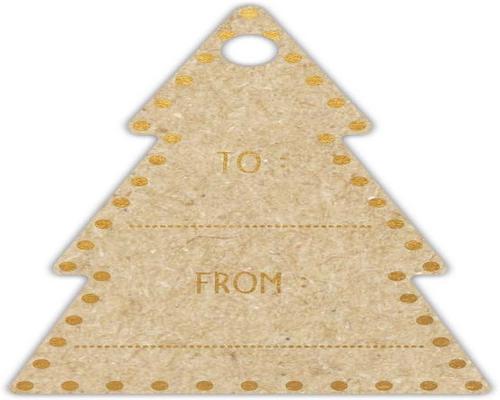 un Lot De 12 Étiquettes Cadeaux De Noël Clairefontaine 617077C