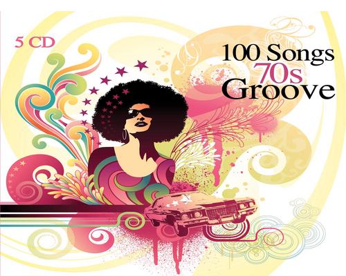 un CD 5 CD 100 chansons Groove des années 70, Disco &amp; Afro, Funk &amp; Soul, Psychédélique, Bandes sonores, Jazz des années 70